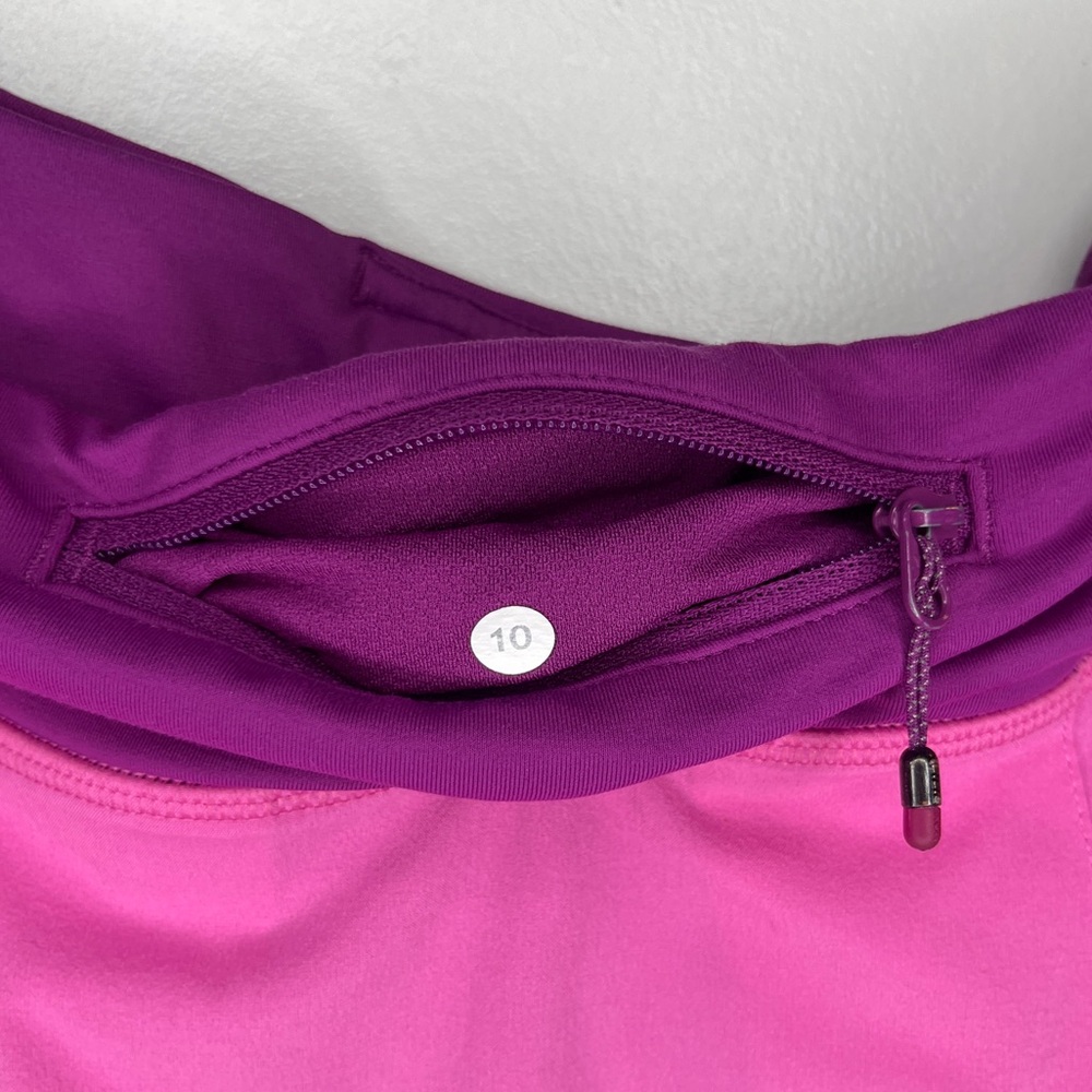 Lululemon 10 Pace Rival Skirt Paradise Pink Regal Plum Hot Pink Purple NWOT - Picture 4 of 7